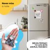 Fun and Educational Animal Fridge Magnets for Kids -Soft Plush Magnetic Animal Characters for Learning and Play, Fridge Toys for Toddlers 1-3, Board Magnets, Locker Buddies