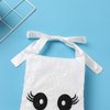 Newborn Baby Ghost Costume: Toddler Halloween Costumes Girls Ghost Romper Dress Up with Socks Infant My First Halloween Outfit Kids Cosplay October Themed Birthday Photoshoot White Ghost 6-12 Months