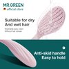MR.GREEN Hollow Out Hair Brush Scalp Massage Combs Hair Styling Detangler Fast Blow Drying Detangling Tool For Wet Dry Curly Hair (Pink)