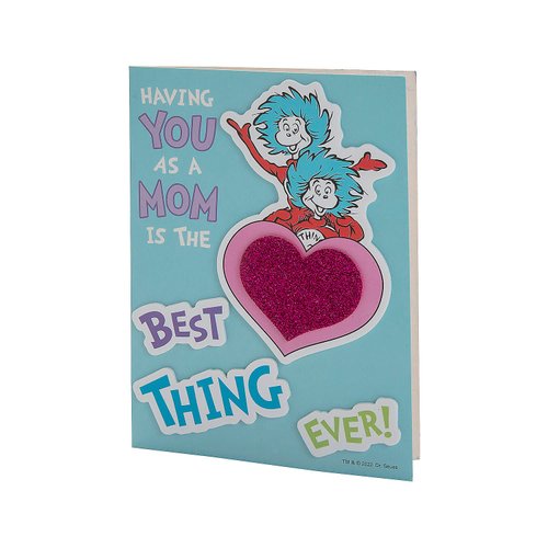 Dr. Seuss Best Mom Card Craft Kit – Makes 12