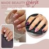 UNA GELLA Short Gel X Nail Tips Almond Shape 504PCS Soft Press On Fake Nails Pre Etched For Women Home Almond Nail Extension Full Cover, 12 Sizes Acrylic Gelly Tips