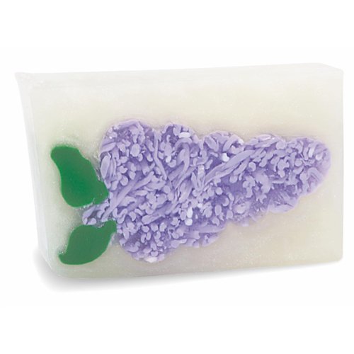 Primal Elements Glycerin Bar Soap | Helps All Skin Types, Sensitive, Oily & Dry Skin | NO PARABENS, VEGAN, GLUTEN FREE, 100% VEGETABLE BASE - (Lilac)