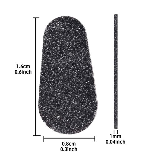 Gejoy 45 Pairs Soft Foam Nose Pads Self Adhesive Eyeglass Nose Pads Anti Slip Eyeglass Nose Pads Thin Nosepads for Glasses