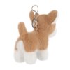 Apricot Lamb Corgi Dog Cute Keychain, Soft Stuffed Plush Keychain Toys for Kids’ Backpack, Purse, 5.1Inches