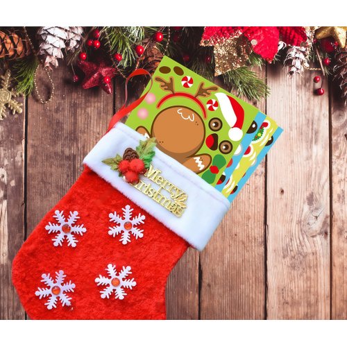BBPOOL 24 Sheets Christmas Stickers Christmas Gifts for Kids Holiday Christmas Stocking Stuffers for Boys Girls Christmas Party Favors Children Christmas Presents