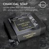 O Naturals Activated Charcoal Soap Bar for Men and Women - Detoxifying, Moisturizing, and Vegan - 4 oz