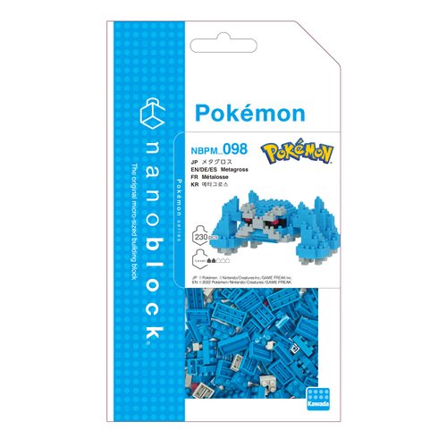 nanoblock - Pokémon - Metagross, Pokémon Series Building Kit