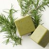 SIMPLUT Rosemary & Tea-Tree Scalp Purifying Shampoo Bar with Keratin, Panthenol, Biotin and Argan-Oil (5.2oz) | Sulfate Free, Vegan Hair Nourishing Soap Bar | Aromatherapy Care Deep Cleansing
