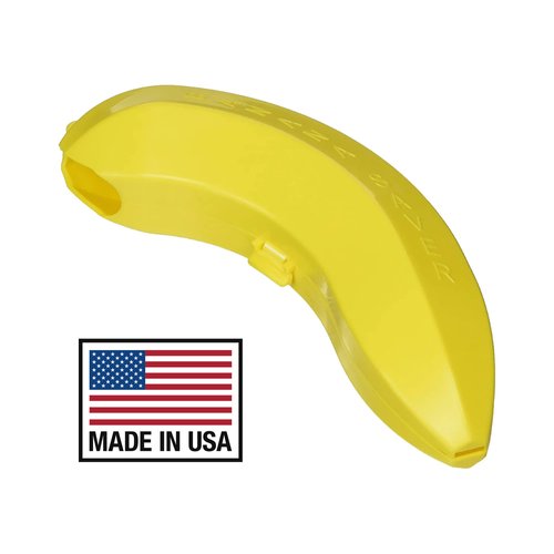 Banana Saver On The Go, Lunch Box Ready Banana Case (Without Carabiner) Yellow Small