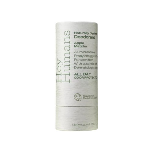 Hey Humans Natural Deodorant Apple Matcha - 2oz (Pack of 3)