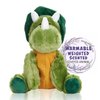 Warm Pals - Dino Dinosaur - 1.5lbs - Cozy Microwavable Lavender Scented Plush Toys - Heated Stuffed Animal - Heatable Coolable Bedtime Comfort Plushie