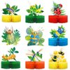 9 Pcs Summer Bugs Party Decorations Bug Themed Honeycomb Centerpiece Bug Party Supplies Insect Table Centerpiece Decoration Bug Themed Honeycombs Table Toppers for Baby Shower, Birthday Supplies