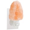 Pure Himalayan Salt Works 100% Natural Himalayan Night Light, Natural Cut Salt Stone with 360° Rotating Wall Plug, Includes Night Light Bulb, 2” Round x 3.9” H