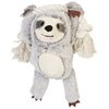 Fringe Studio Dog Toy, Girlie Sloth On A Rope Plsh Pet Toy (289372), 1 Count (Pack of 1)