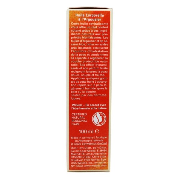 Weleda Sea Buckthorn Body Oil (1x3.4 Ounce)