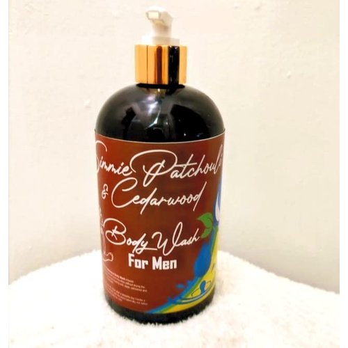 Simmie Patchouli & Cedarwood Body Wash (12 oz)