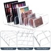 TUZAZO 2 Pack Acrylic Eyeshadow Palette Makeup Organizer - 7-Section Makeup Palette Organizer - Cosmetics Display Storage Holder for Eyeshadow Palettes Blush Contour Kits Sunglasses