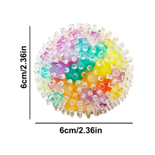 4 Pcs Squishy Stress Balls Fidget Toys for Adults, Stress Relief Squeeze Fidget Balls Set for Party Favors Birthday and Goodie Bag Stuffers