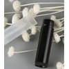 BesYouSel 50Pcs 5ml/5g Empty Plastic Lipstick Tubes, Lip Balm Containers Rotating Type Plastic Refill Lip Balm Tube with Cap,Black