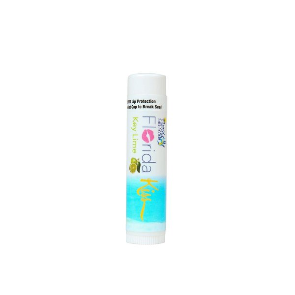 SPF 15 Lip Balm by Florida Glow - Hydrating and Moisturizing Lip Sunscreen for Men and Women and Kids - Oxybenzone Free SPF Lip balm with Sunscreen - Travel size Lipbalm Sunblock (Key Lime)