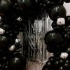PartyWoo Black Balloons, 50 pcs 12 Inch Matte Black Balloons, Black Balloons for Balloon Garland or Balloon Arch as Party Decorations, Birthday Decorations, Retirement Party Decorations, Black-Y18
