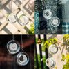 45mm Crystal Suncatcher Round Pendant Rainbow Maker for Home Car Decor (Moon and Sun)