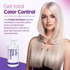 Herbishh Purple Shampoo for Blonde, Silver & Highlighted Hair, Eliminates Yellow & Brassy Undertones, Deep Cleansing Shampoo, Frizz Control & Color Protection, 100% Vegan & Sulfate Free, 16.9 fl. Oz