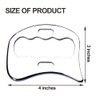 Stainless Steel Gua Sha Scraping Massage Tool-Muscle Scraper - Soft Tissue Mobilization,Physical Therapy for Back, Legs, Arms (2 PCS)