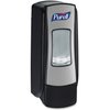 PURELL ADX-7 Push-Style Hand Sanitizer Dispenser, Chrome/Black, for PURELL ADX-7 700 mL Sanitizer Refills (Pack of 1) – 8728-06