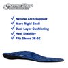PowerStep Insoles, Pinnacle Wide, Wide Feet Arch Support Insole, Extra Wide Arch Support Orthotic For Women and Men, M11