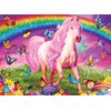 MasterPieces 60 Piece Glow in the Dark Fantasy Puzzle for Kids - Rainbow World - 14"x19" - Screen-Free Fun!