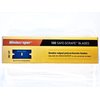 MINISCRAPER 100 Pack Plastic Razor Blades Double Edged Polycarbonate
