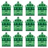 Big Dot of Happiness St. Patrick's Day - Treat Box Party Favors - Saint Paddy's Day Party Goodie Gable Boxes - Set of 12