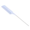 Highlighting Clip Comb, Teasing Foiling Salon Straightening Hair Clip Styling Weaving Rat Tail Parting Combs for Unisex Styling, Weaving, Parting (Lavender)