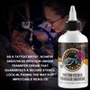 150ml Tattoo Stencil Transfer Gel Solution, Professional Tattoo Stencil Gel, Stencil Magic Cream, Tattoo Application Solution for Transfer Paper Machine Stencils, Clear & Long-Lasting