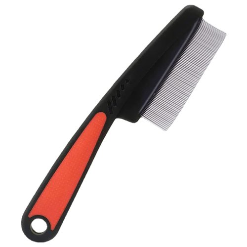 Trism Stainless Steel Fine Tooth Comb Dandruff Comb, Professional Fine Tooth Hair Comb for Kids and Adults (1 PCS)