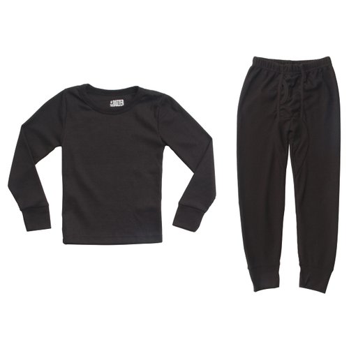 At The Buzzer Thermal Underwear Set for Boys 95362-Black-14/16