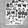 Crazy Night Death to My 20s Party Decorations Temporary Tattoos - 66 Styles, Rip My Twenties,My 30th Black Funeral Theme Birthday Party Supplies Favors
