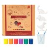 Foothill Toy Co. Children’s 3D Plaster Painting Craft Kit - Kids Activity Ages 5-8 - Gift for Kids, Dino-Mite T-Rex (Dinosaur Paint Set)