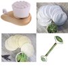 BeNat. Eco-Friendly, Reusable Facial Skin Care Accessories Bundle. Multi-Pack. (8) Reusable Facial Pads + (8) Natural Loofah + (1) Facial Cleaning Brush Bamboo Handle + (1) Jade Facial Massage Roller