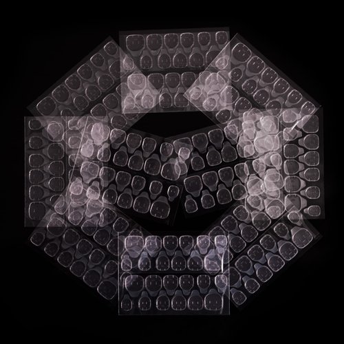 Coolnail 240pcs (10 Sheets) Adhesive Tabs Press on Nail Jelly Sticker Waterproof Breathable Glue Tabs Double-Sided Super Sticky Fake Nail Glue Pink Stickers Transparent Flexible for Manicure