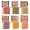 Bali Soap - Batik Gift Set - Handmade Moisturizing Natural Soap Bar for Face & Body, Vegan Handmade Plant Based, 3.5 Oz each Mix 6 Pack (Jasmine/Lemongrass/Ginger/Magnolia/Papaya/Sandaldwood)