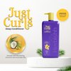 Herbishh Just Curls Deep Conditioner for Curly, Wavy Hair, 500ml, Avocado & Coconut Oil, Vegan, Curlfaction & Dry Damaged, Detangler