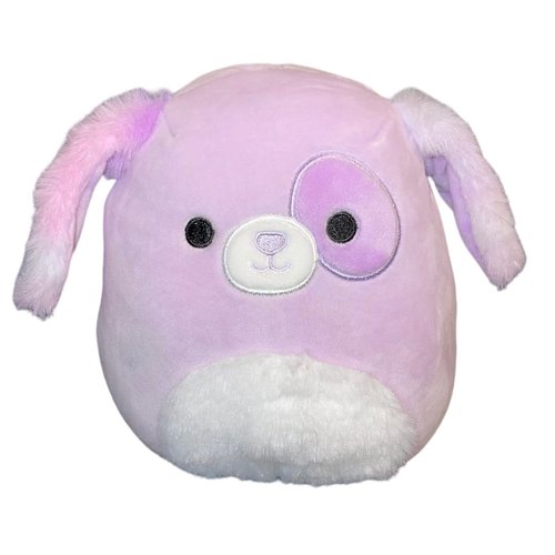 Squishmallow Official Kellytoy Plush Pets Squad Dogs Cats Bunnies Frogs Squishy Soft Plush Toy Animals (Light Purple/White, Barb (Purple Dog), 7 Inch)