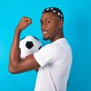GAFATORY 4 Pieces Adjustable Soccer Headband for Girls Elastic Soccer Headbands for Women Soccer Accessories Non Slip Football Sport Hair Bands Sports Athletic Headbands for Girls Teens
