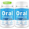 Oral Probiotics for Mouth Bad Breath for Adults 11 Billion CFU, Best Breath Oral Dental Probiotics for Teeth & Gums, Dry Mouth, Gum Restore, Fresh Breath, Chronic Halitosis & Gut Health, 2 Pack