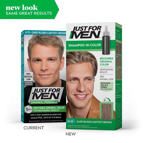 JUST FOR MEN Hair Color H-15 Dark Blond 1 Each (Pack of 5)