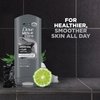 Dove Men+Care Elements Body Wash Charcoal+Clay Effectively Washes Away Bacteria While Nourishing Your Skin 13.5 oz