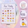 Foosproea Tea Party Bingo Cards, Let’s Par-Tea Game for 24 Players, Garden Tea Party Games for Family Friends Activities, Holiday Party Favors Supplies Decorations(05)