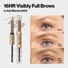 Revlon ColorStay Brow Fantasy, Eyebrow Pencil with Shaping Clear Gel, Makeup Stocking Stuffer for Women, Smudge-proof, 16HR Wear, 104 Dark Brown